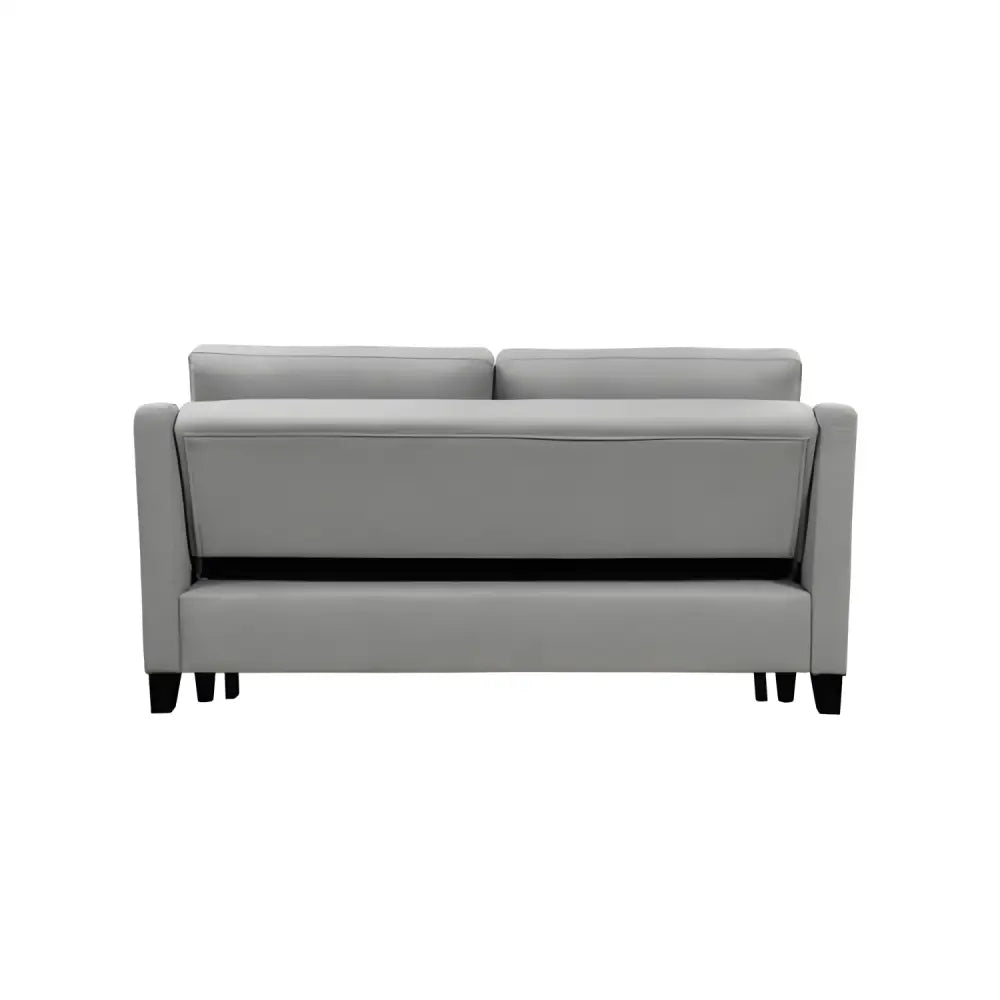 Elegant light grey luxury sofa bed with reclining backrest $1,200 furniture specification product information product