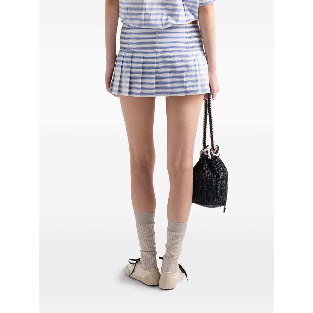 Prada Blue Skirts - A-Line Skirts Women - Maven Couture IncBottoms / Skirts