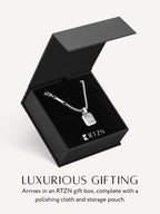Meteorite Square Pendant Necklace - Maven Couture IncSquare Pendant