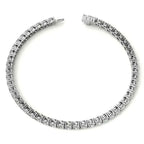 6ctw Created Moissanite Tennis Bracelet - 3mm Stones - 14K Gold Overlay in White, Yellow or Rose Gold - Maven Couture IncBracelets