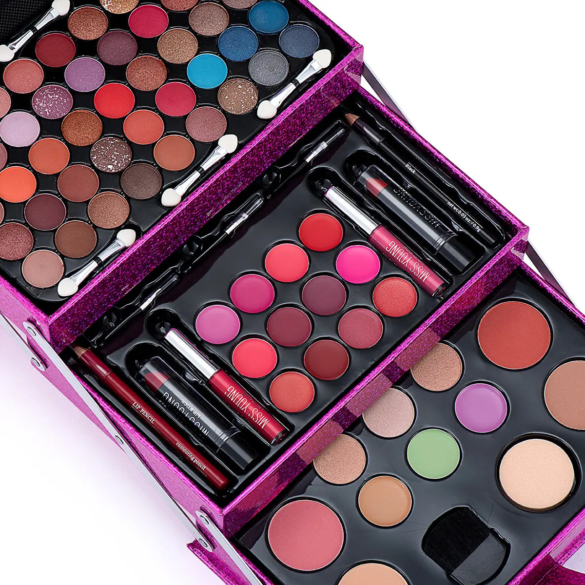 Elevate your look with luxurious eyeshadow palette and lipset set