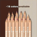 6pcs Velvet Matte Lip Liner Set - Long-Lasting Versatile Shades Longlasting Lip Makeup Berry, Brown, Pink Lip Pencil