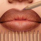 6pcs Velvet Matte Lip Liner Set - Long-Lasting Versatile Shades Longlasting Lip Makeup Berry, Brown, Pink Lip Pencil