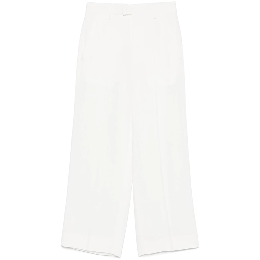 Ann Demeulemeester White Trousers - Straight Trousers Women - Maven Couture IncBottoms / Pants