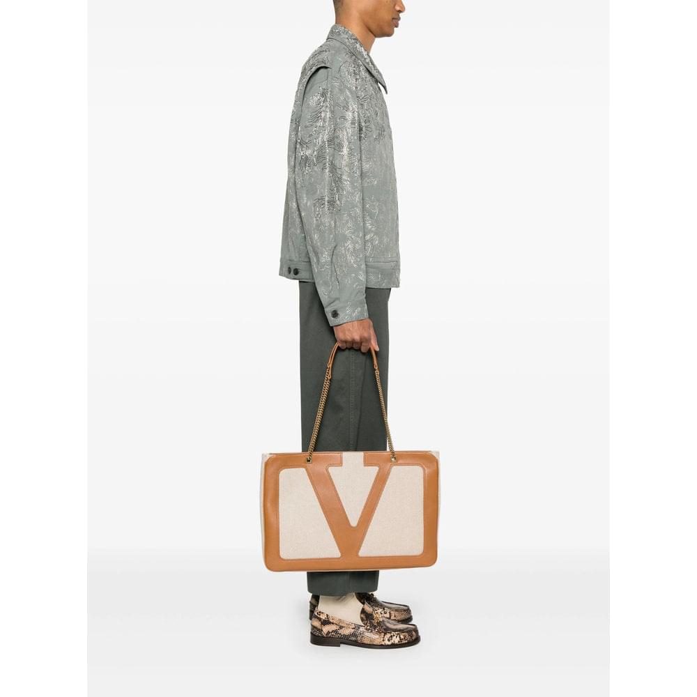 Valentino Garavani Brown Shoulder Bags Men - Maven Couture IncHandbags / Cross Body Bags