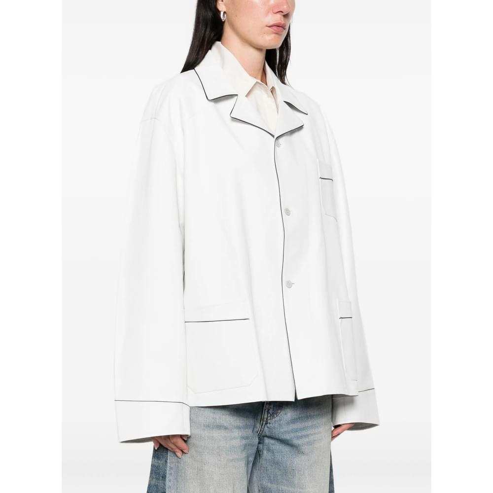 Prada White Jackets - Oversized Jackets Women - Maven Couture IncOuterwear / Jackets