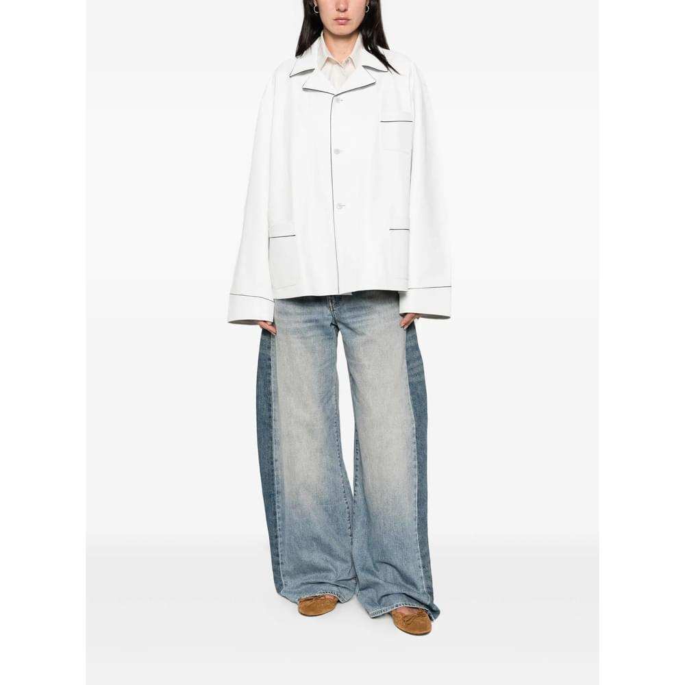 Prada White Jackets - Oversized Jackets Women - Maven Couture IncOuterwear / Jackets