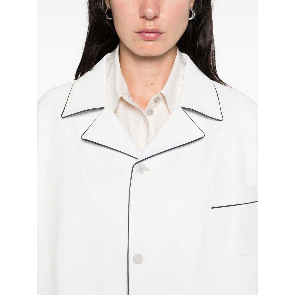 Prada White Jackets - Oversized Jackets Women - Maven Couture IncOuterwear / Jackets