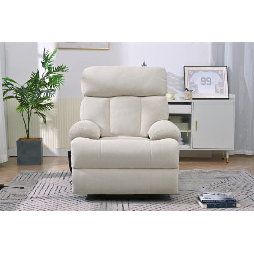 Experience luxury with the oversized power lift recliner chair