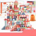 Wooden beech building blocks set — product image 1
