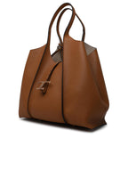 Tod's 'Timeless' Brown Leather Shopping Bag Women - Maven Couture IncHandbags / Shoulder Bags