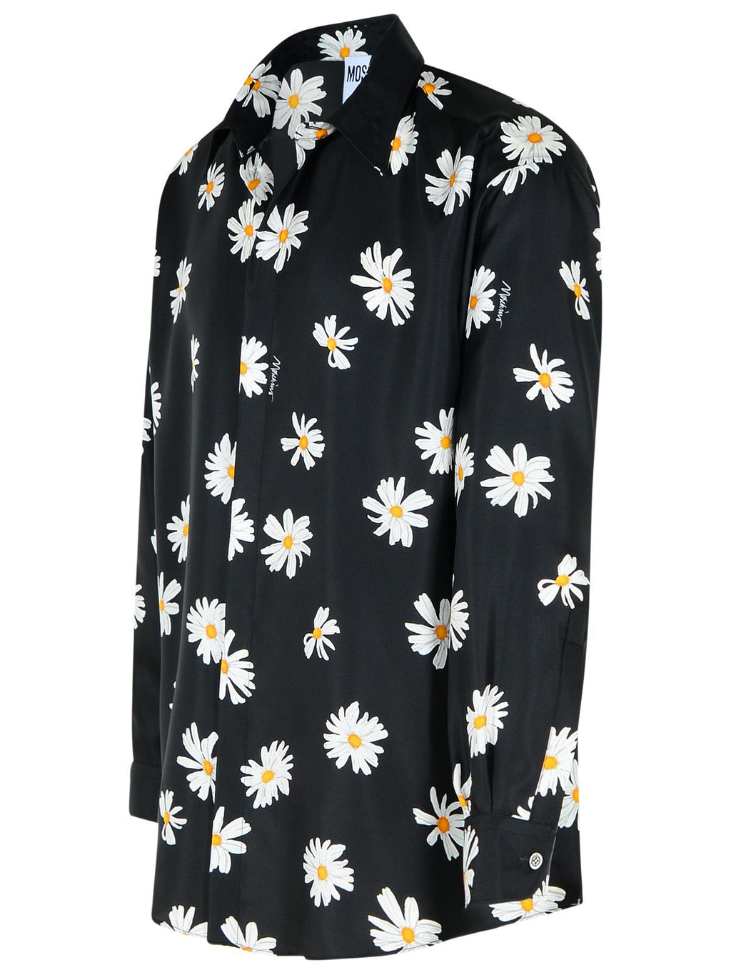 Moschino Black Silk Shirt Men - Maven Couture IncTops / Blouses