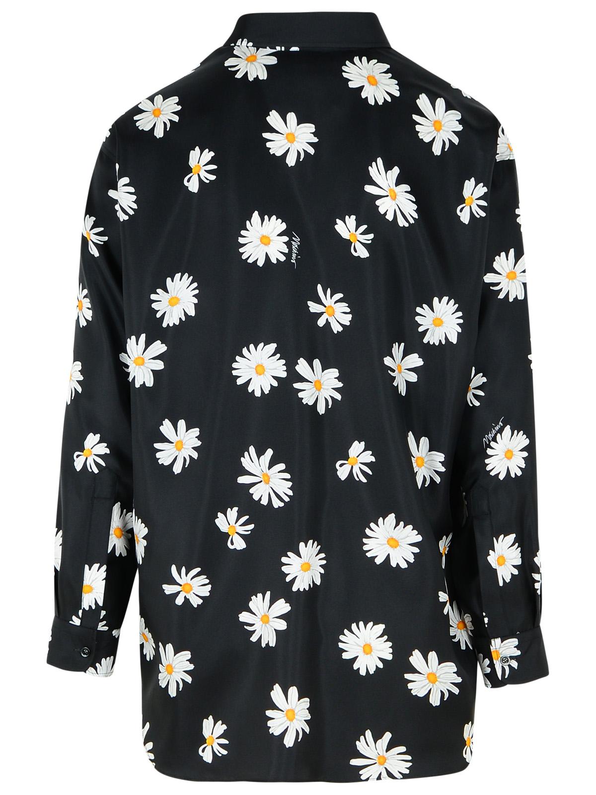 Moschino Black Silk Shirt Men - Maven Couture IncTops / Blouses