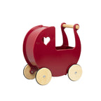 Wooden doll stroller for pretend play — product image 4