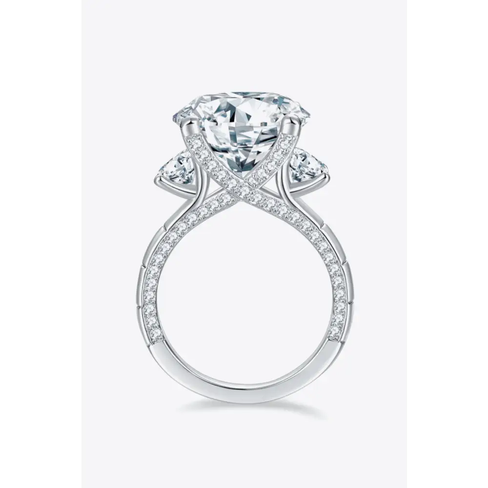 Luxurious 8.6 carat moissanite ring for exclusive jewelry and accessories $245.99 modern a breathtaking minimalist