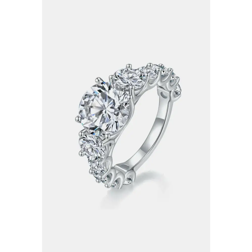 Discover timeless elegance with 8 carat moissanite luxury ring $168 1-piece moissanite jewelry—sparkling