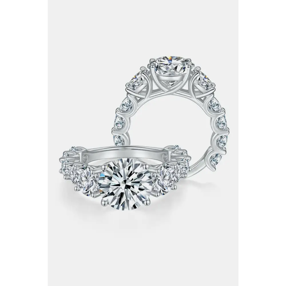 Discover timeless elegance with 8 carat moissanite luxury ring $168 1-piece moissanite jewelry—sparkling