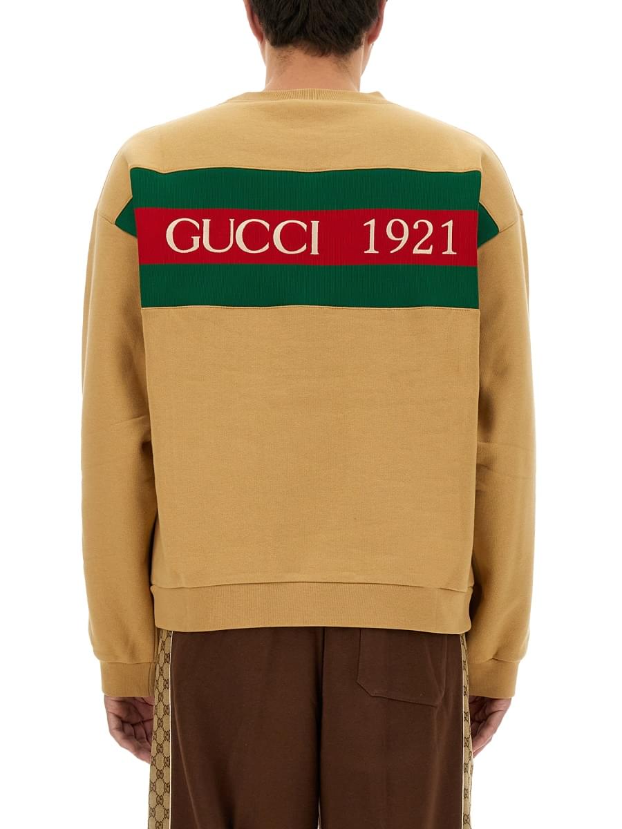 Gucci Men Sweatshirt With Web Ribbon - Maven Couture IncTops / Sweaters & Pullovers