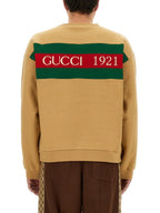 Gucci Men Sweatshirt With Web Ribbon - Maven Couture IncTops / Sweaters & Pullovers