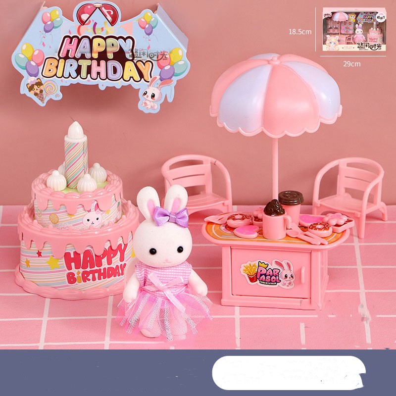 Bunny dollhouse room and scene playset — product image 5