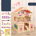 Wooden dollhouse for pretend play — product image 8