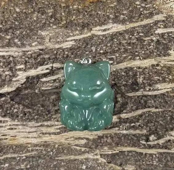 9 Tail Fox, Gemstone Pendants, 23x31mm (1pc) - Maven Couture IncJewelries