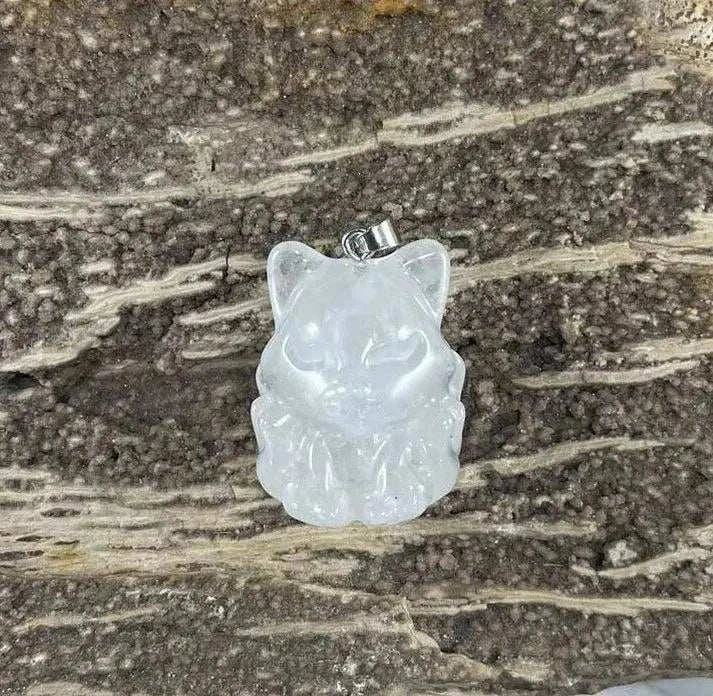 9 Tail Fox, Gemstone Pendants, 23x31mm (1pc) - Maven Couture IncJewelries