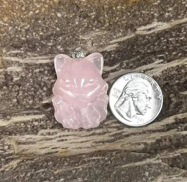 9 Tail Fox, Gemstone Pendants, 23x31mm (1pc) - Maven Couture IncJewelries