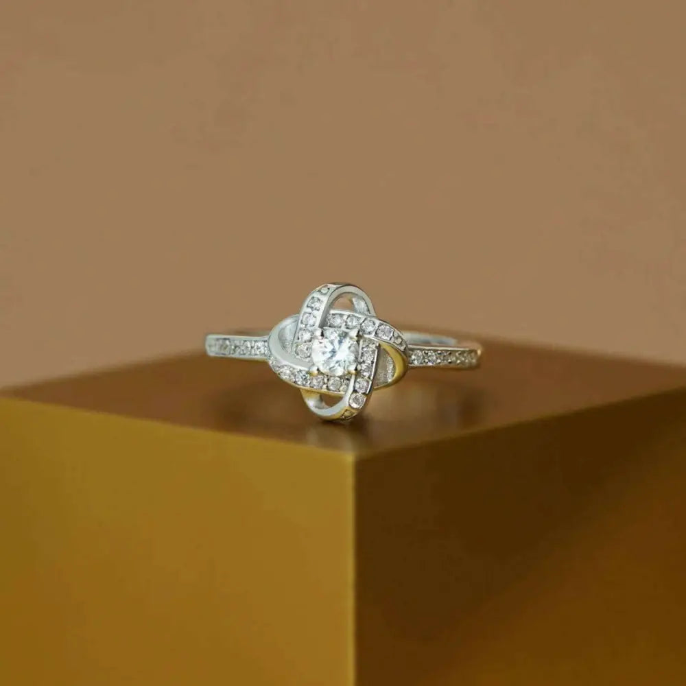 Elevate your style with exclusive 925 sterling silver zircon ring $18 1-piece crafted from opulent platinum-plated, 925