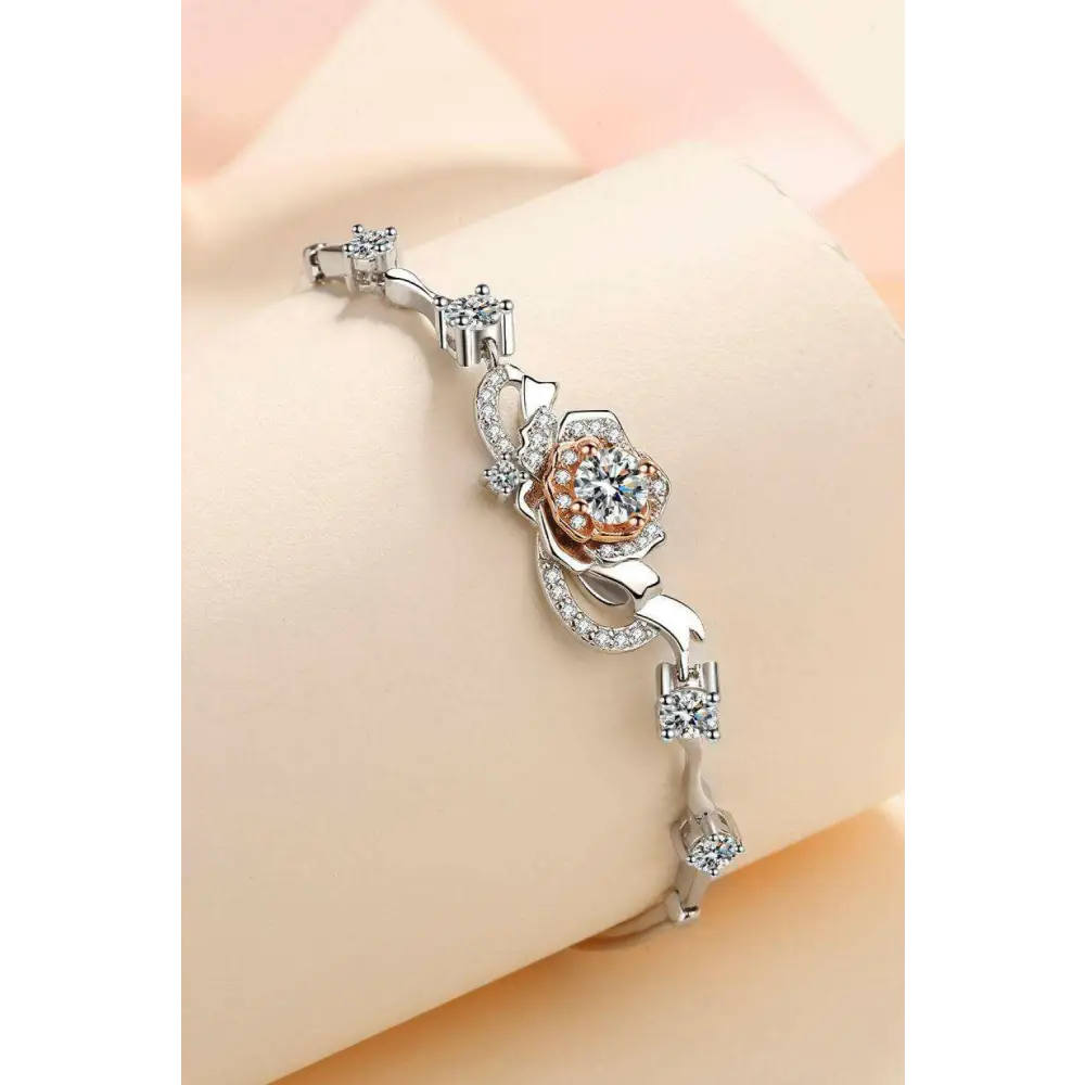 Exquisite 925 sterling silver moissanite bracelet in luxury fashion for women $99.99 moissanite jewelry exceeding 0.3