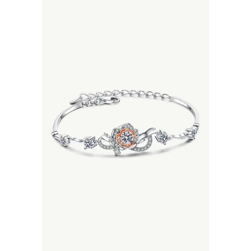 Exquisite 925 sterling silver moissanite bracelet in luxury fashion for women $99.99 moissanite jewelry exceeding 0.3