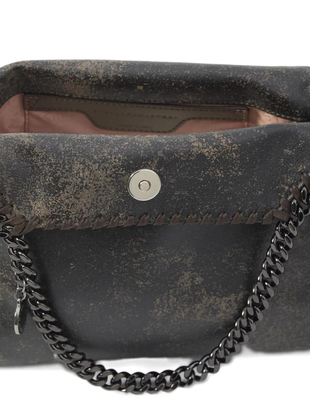 Stella Mccartney Women Falabella Mini Bag In Antiqued Suede - Maven Couture IncHandbags / Shoulder Bags