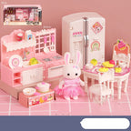 Bunny dollhouse room and scene playset — product image 8