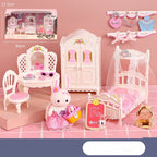 Bunny dollhouse room and scene playset — product image 2