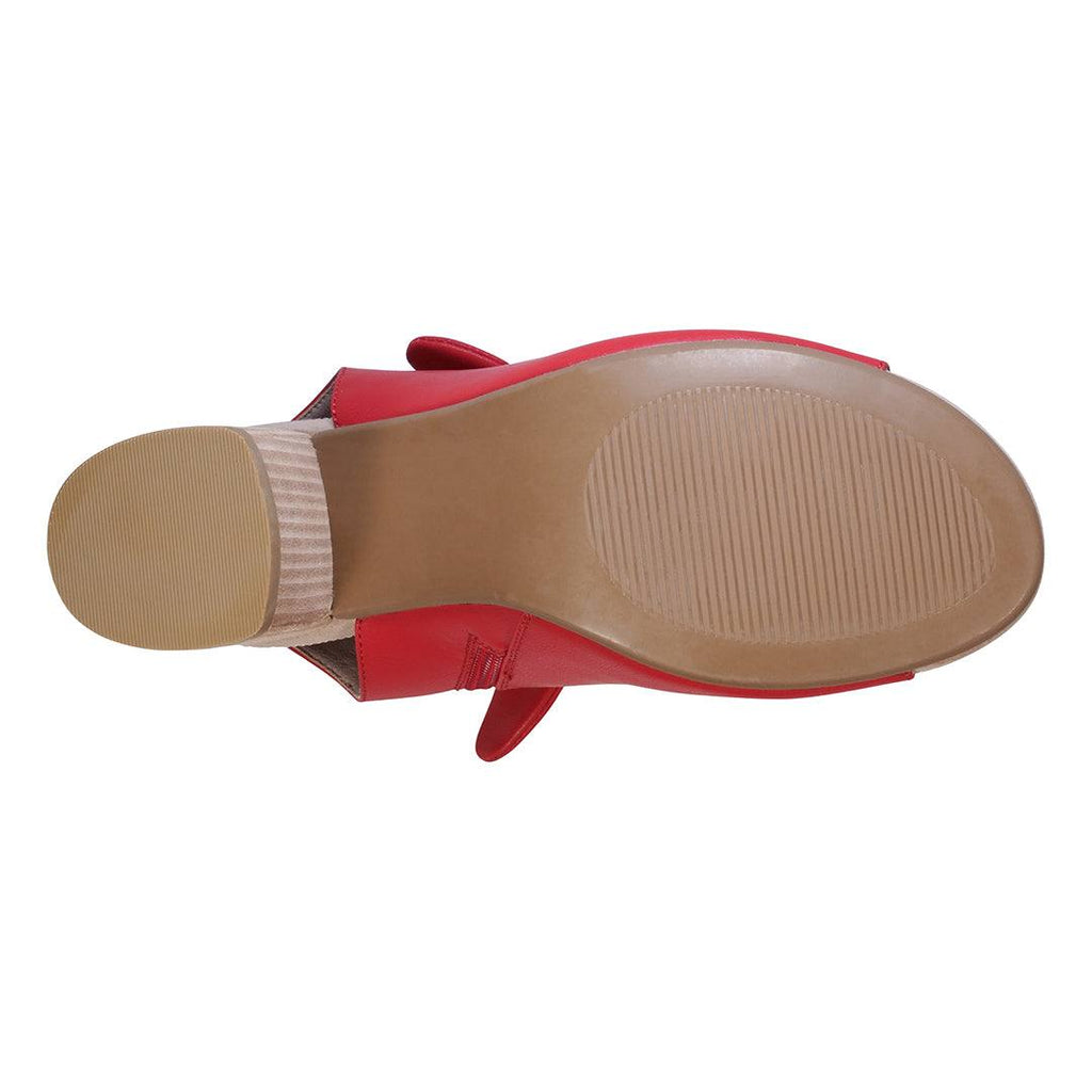 Women's Kimora Red Heeled Sandals - Maven Couture IncSandal