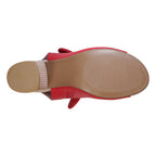 Women's Kimora Red Heeled Sandals - Maven Couture IncSandal