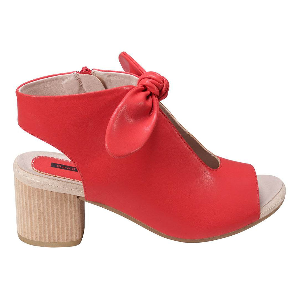 Women's Kimora Red Heeled Sandals - Maven Couture IncSandal