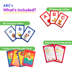 ABC: Learn Uppercase & Lowercase Letters Card Pack - CHOOSE Act - Maven Couture Inc