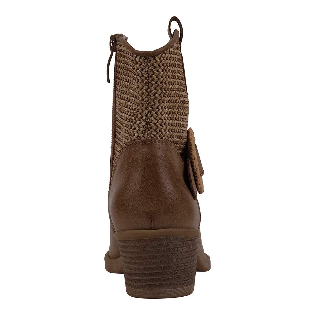 Avery Taupe Western Booties - Maven Couture IncBootie