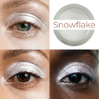 Snowflake Any Wear Creme - A Waterproof Multi-tasking creme to powder product for eyes, cheeks & lips. Can be worn anywhere