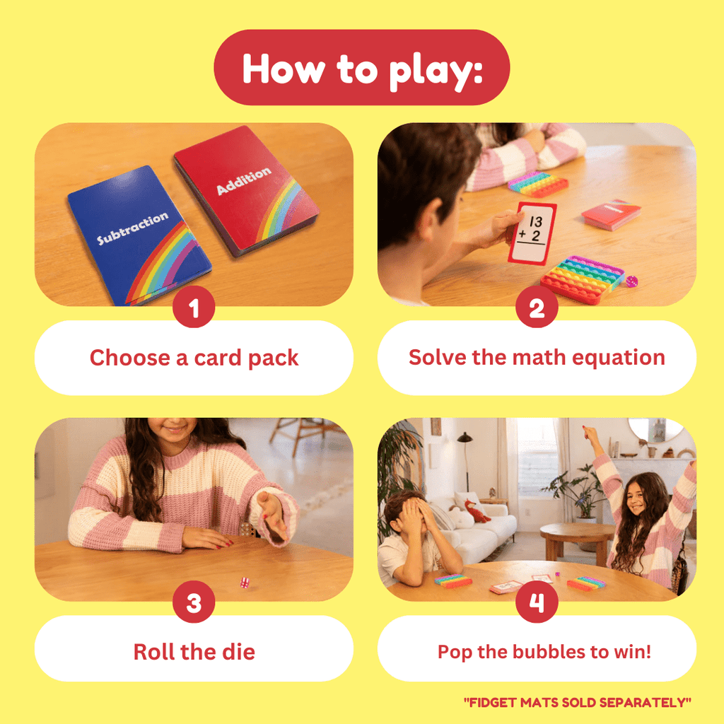 Grade 1 & 2 Addition & Subtraction Card Pack - Maven Couture Inc