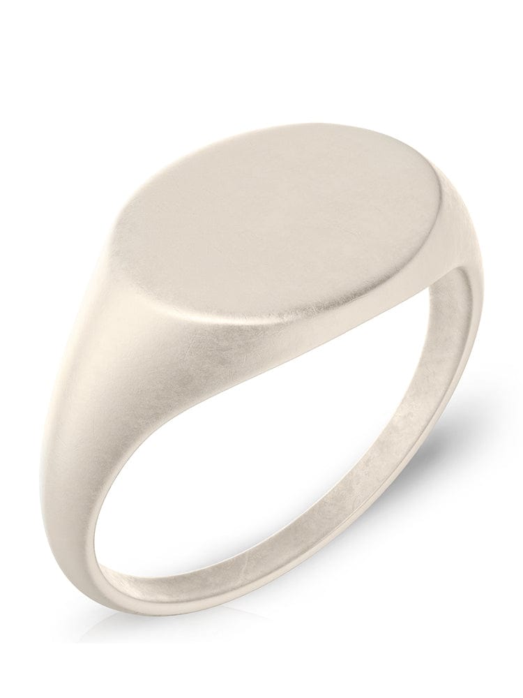 Round Signet Rings (Oxidized) - Maven Couture IncRings