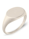 Round Signet Rings (Oxidized) - Maven Couture IncRings