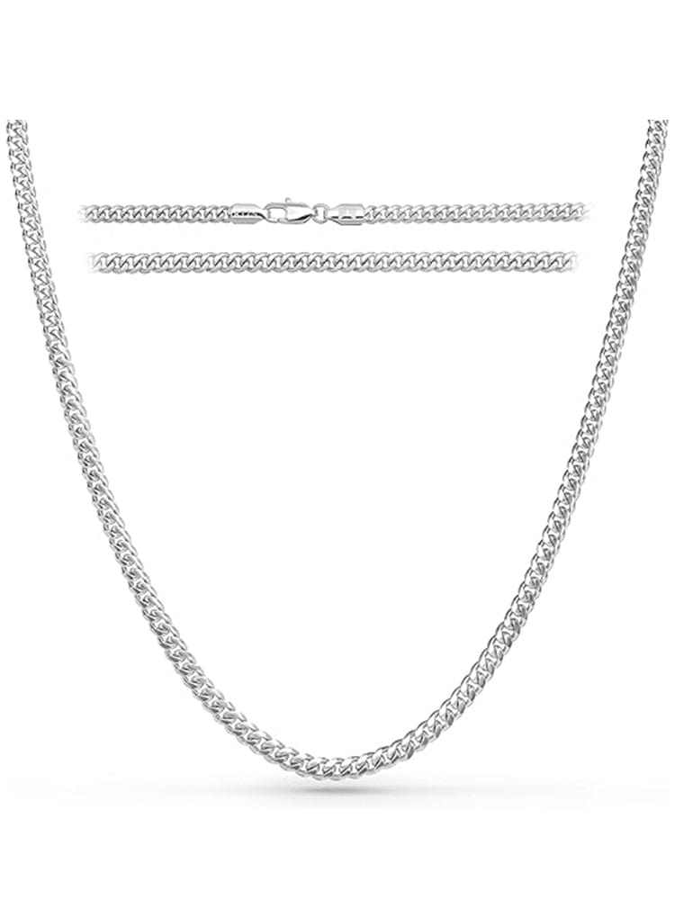 Silver Cuban Link Chain (3.5mm) - Maven Couture IncNecklace