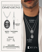 Memento Mori Pendant Necklace - Maven Couture IncNecklace