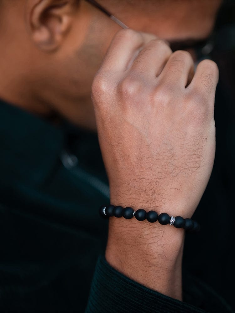 Black Onyx Beaded Bracelet - Mykonos - Maven Couture IncBeaded Bracelet