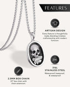 Memento Mori Pendant Necklace - Maven Couture IncNecklace