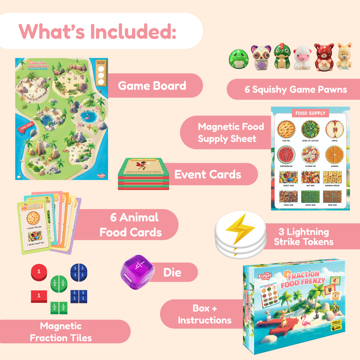 Fraction Food Frenzy - Maven Couture IncEducational Toys
