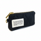 The Echo Pouch | Black Woobie Quilted