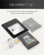 Round Signet Rings (Oxidized) - Maven Couture IncRings